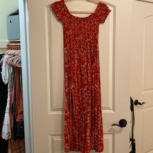 Off the shoulder dress